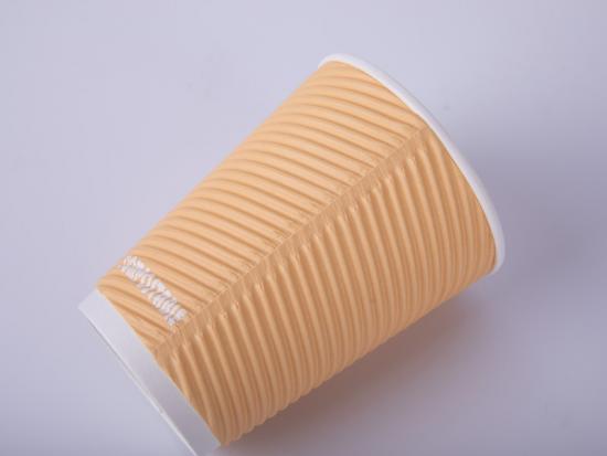 12oz biodegradable corrugated cups with lid