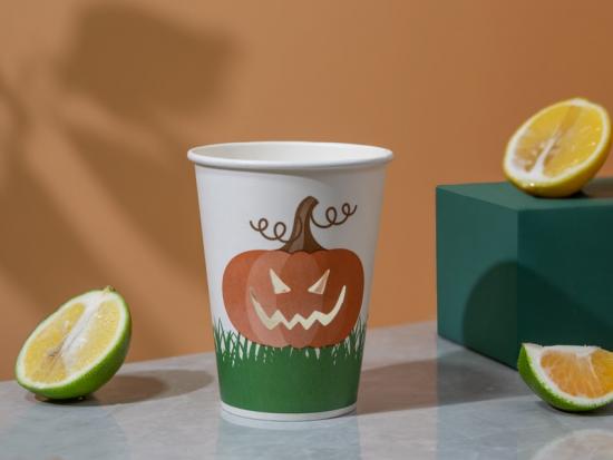 see-through paper cup with double PLA coating