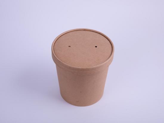  Disposable Food Packaging Soup bowl Cup with paper cover