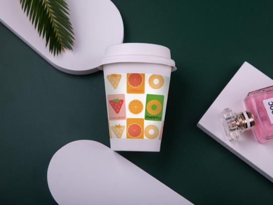 paper cups with logo biodegradable coffee cups
