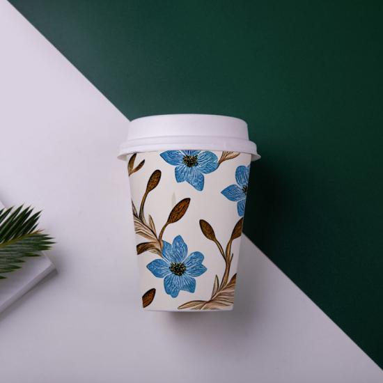7Joz Biodegradable takeaway paper cup