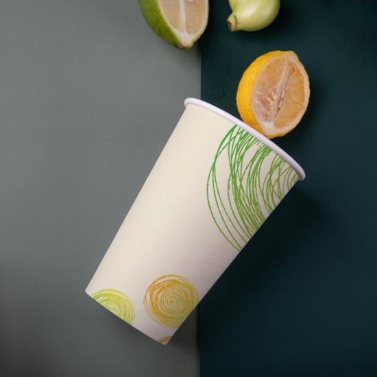 PLA 12oz Single Wall Paper Cup